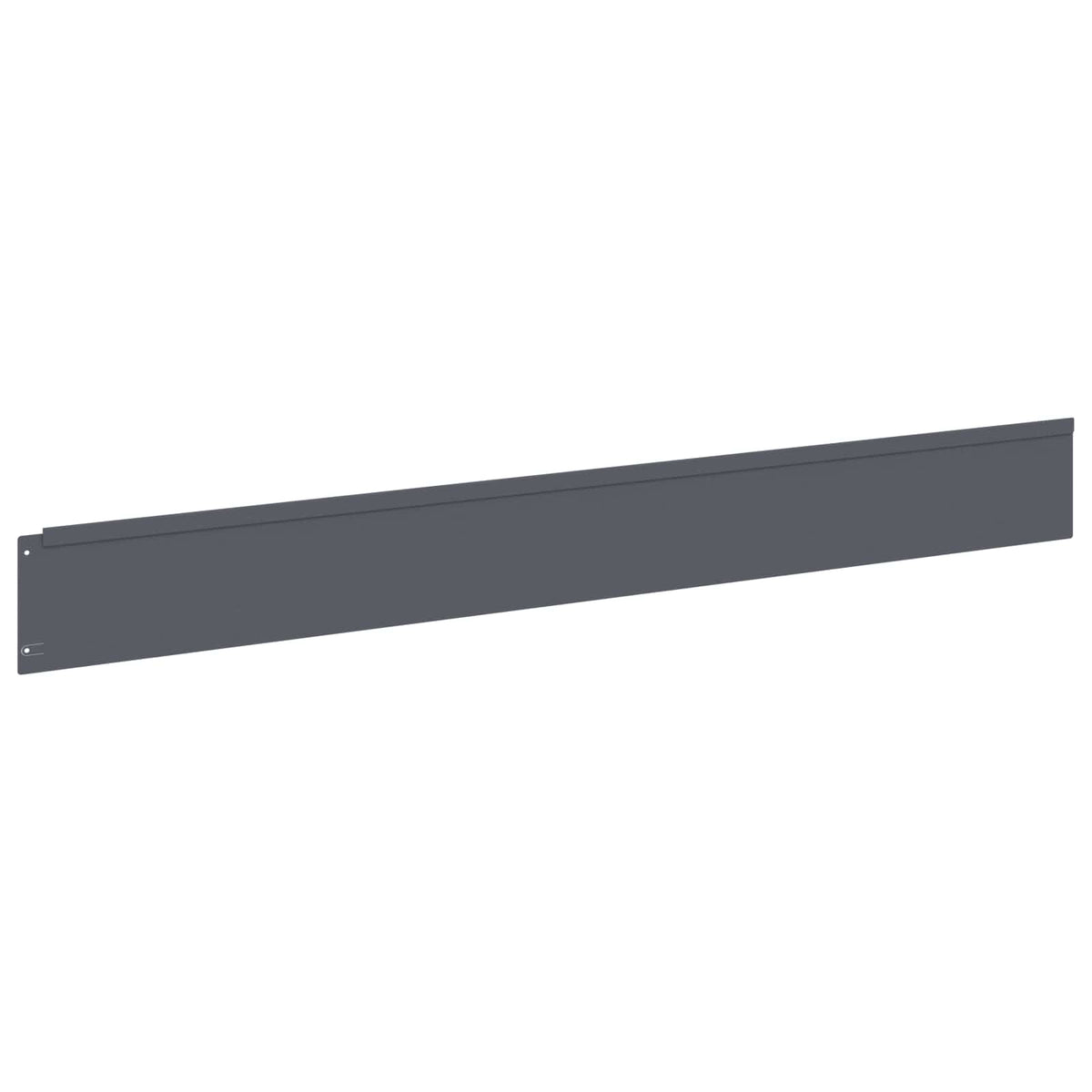 Lawn Edging 100 x Steel 30 pcs Height 12 cm Anthracite