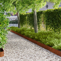 Lawn Edging Steel Weathering