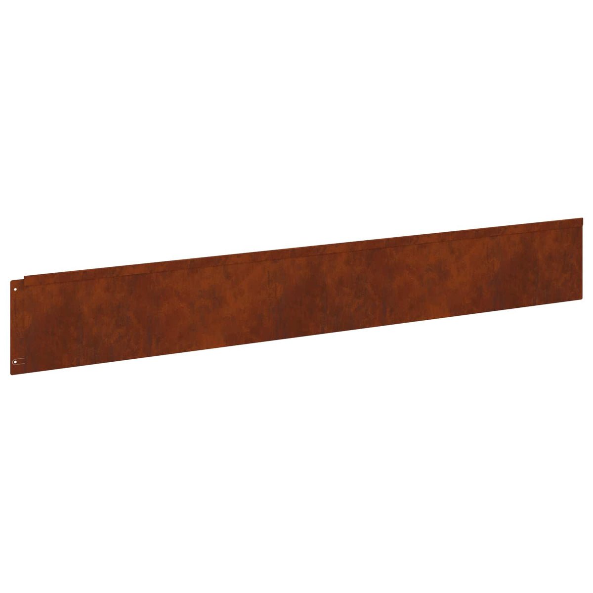 Lawn Edging 100 x Steel 10 pcs Height 15 cm Weathering steel