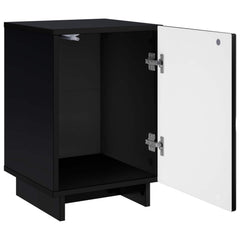 vidaXL Bedside Cabinet 2 pcs Black 33.5 x 34.5 x 50 cm Engineered Wood 3