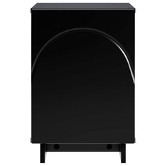 vidaXL Bedside Cabinet 2 pcs Black 33.5 x 34.5 x 50 cm Engineered Wood 4