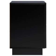 vidaXL Bedside Cabinet 2 pcs Black 33.5 x 34.5 x 50 cm Engineered Wood 5