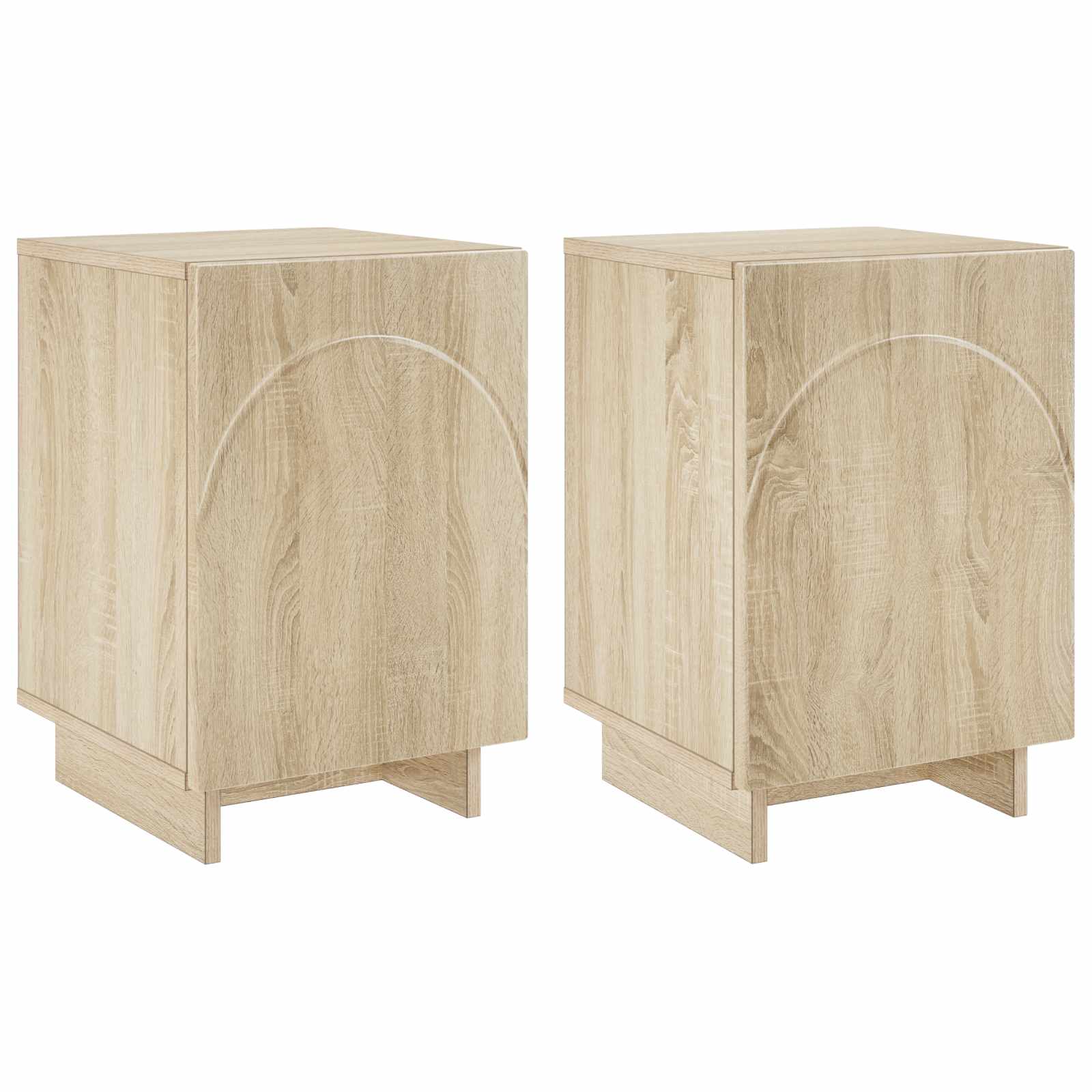 vidaXL Bedside Cabinet 2 pcs Sonoma Oak 33.5 x 34.5 x 50 cm 2