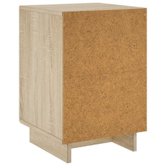 vidaXL Bedside Cabinet 2 pcs Sonoma Oak 33.5 x 34.5 x 50 cm 6