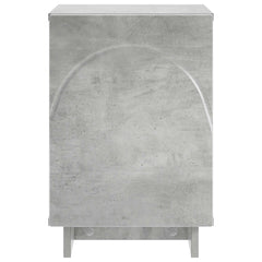vidaXL Bedside Cabinet 2 pcs Concrete Grey 33.5 x 34.5 x 50 cm 4