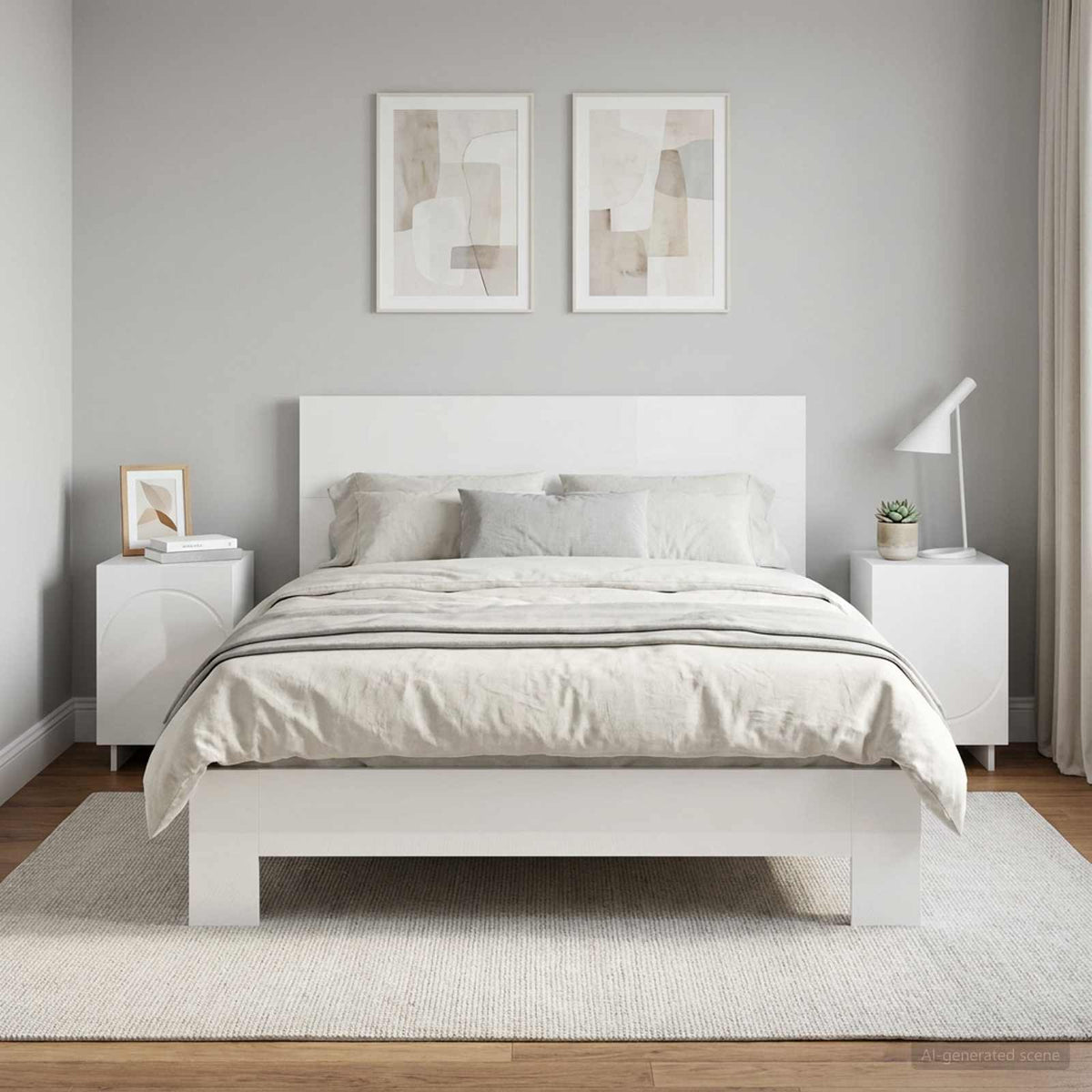 vidaXL Bedside Cabinet 33.5 x 34.5 x 50 cm