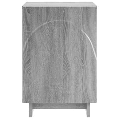 vidaXL Bedside Cabinet Grey Sonoma 33.5 x 34.5 x 50 cm Engineered Wood 4