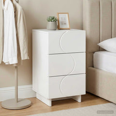 Bedside Cabinet 33.5 x 34.5 x 60 cm White 1