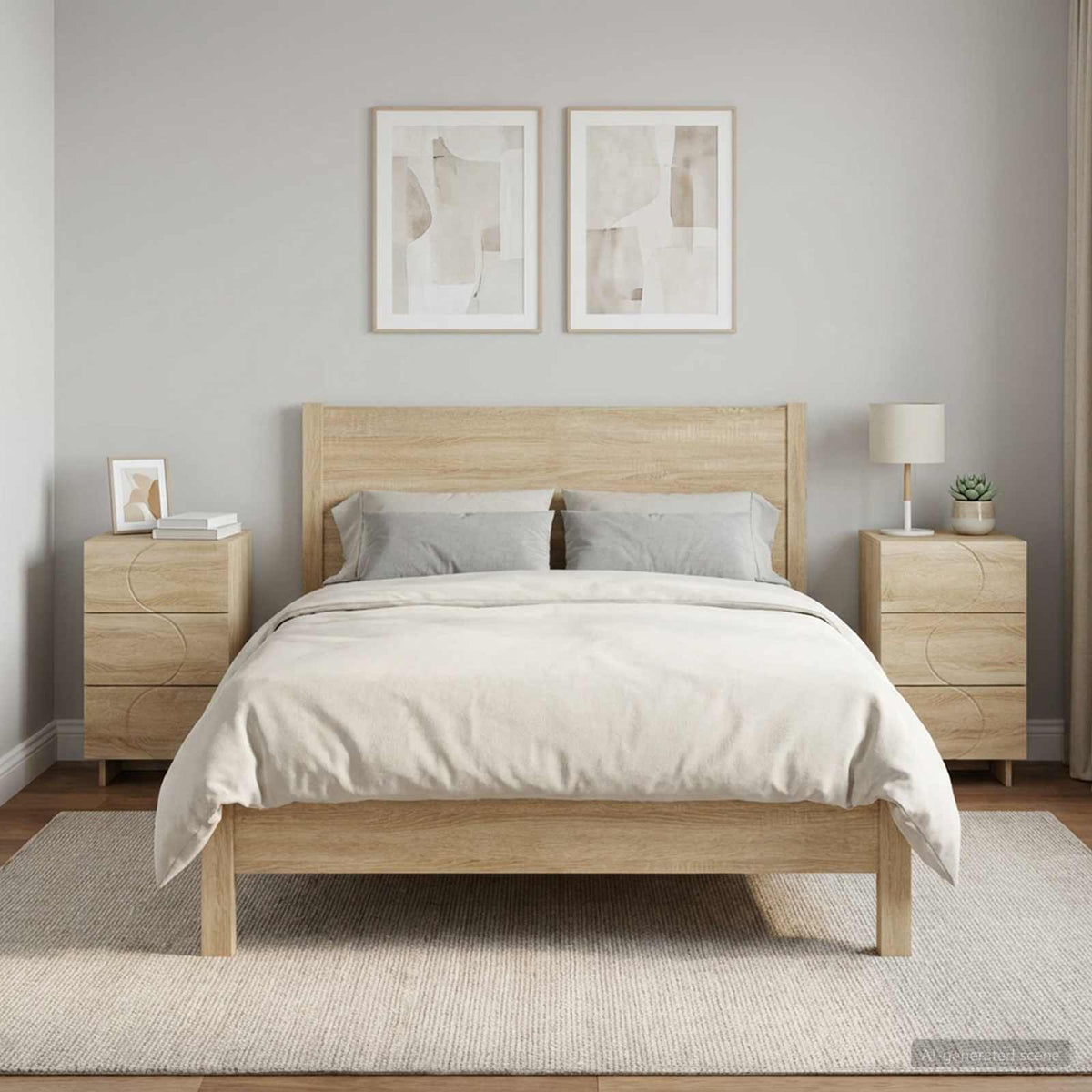 Bedside Cabinet 33.5 x 34.5 x 60 cm Sonoma oak 2
