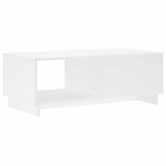 vidaXL Coffee Table White 95 x 50.5 x 35 cm Engineered Wood 6