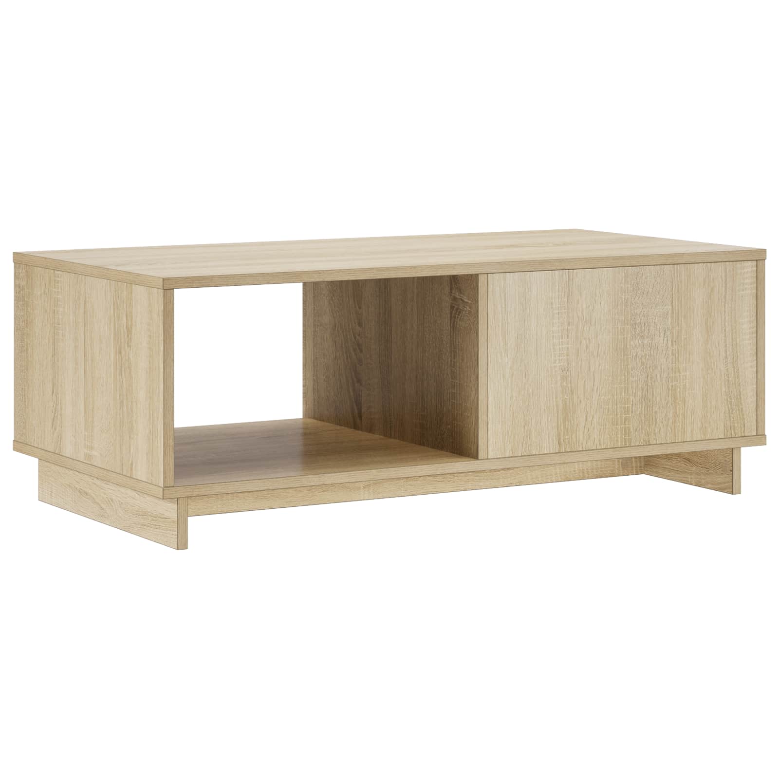 vidaXL Coffee Table Sonoma Oak 95 x 50.5 x 35 cm Engineered Wood 6