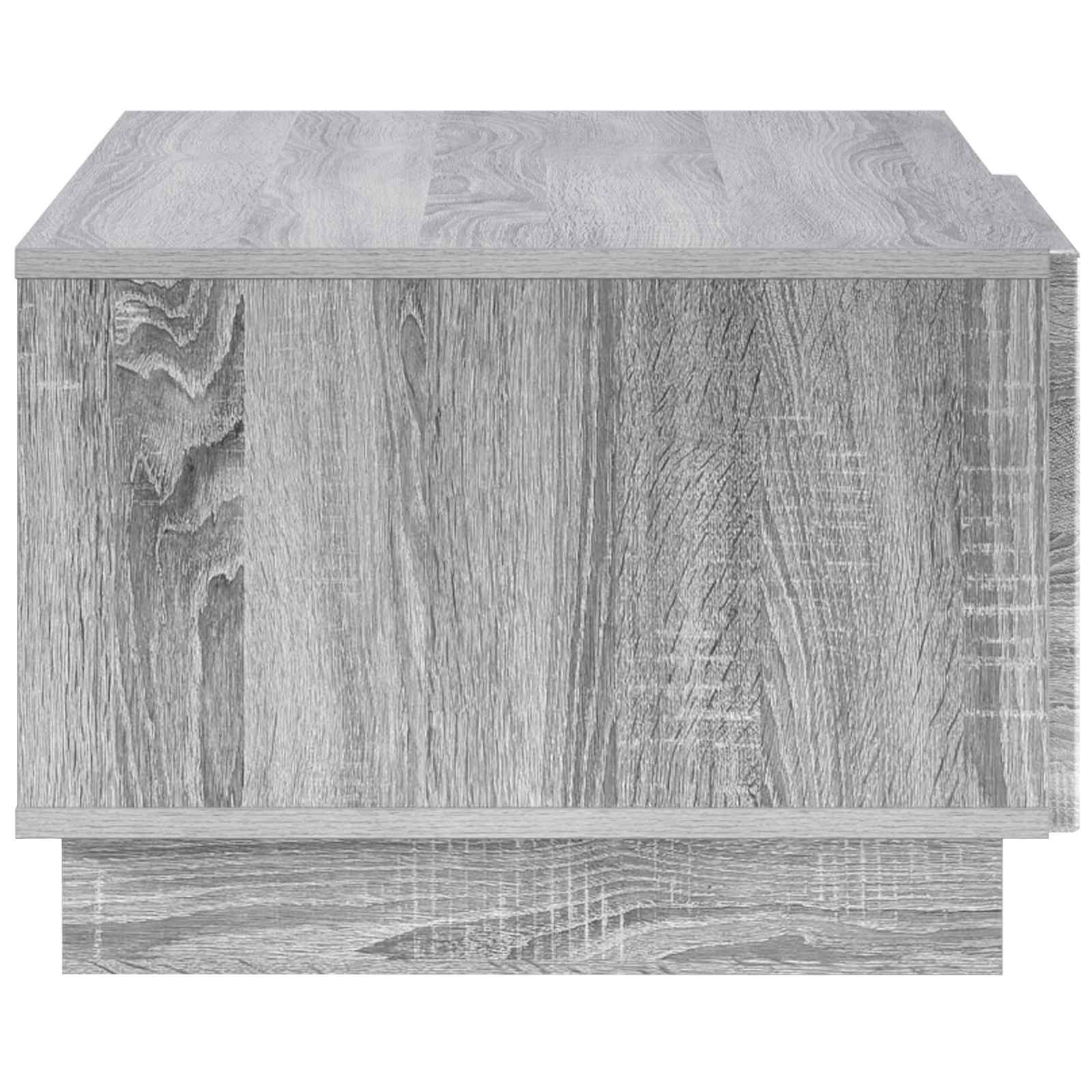 vidaXL Coffee Table Grey Sonoma 95 x 50.5 x 35 cm Engineered Wood 5
