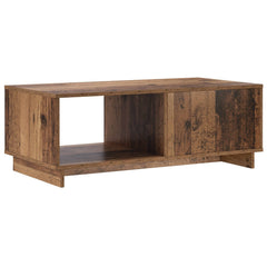 vidaXL Coffee Table Old Wood 95 x 50.5 x 35 cm Engineered Wood 6