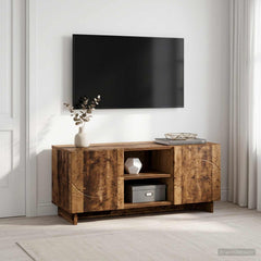 TV Stand Engineered Wood 90 x 34.5 x 40 cm Old wood