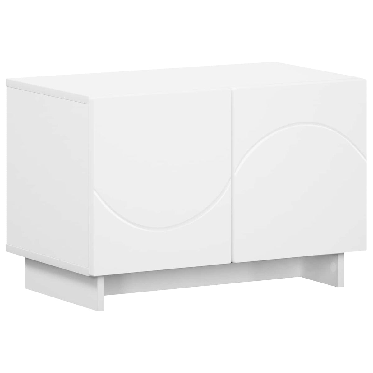 TV Stand Engineered Wood 60 x 34.5 x 40 cm White