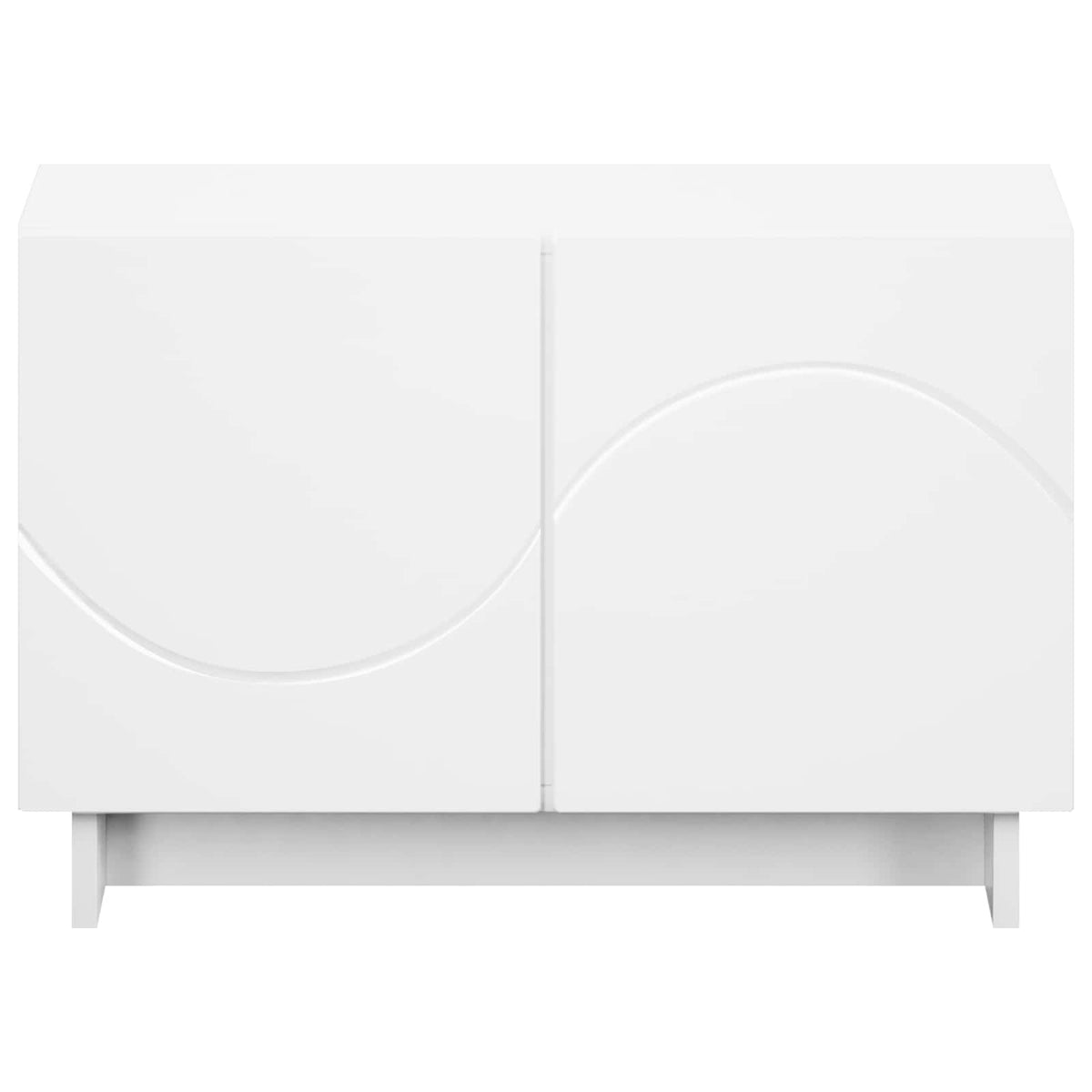 TV Stand Engineered Wood 60 x 34.5 x 40 cm White
