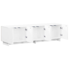 TV Stand Engineered Wood 140 x 34.5 x 40 cm White