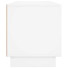 TV Stand Engineered Wood 140 x 34.5 x 40 cm White
