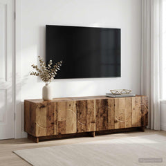 TV Stand Engineered Wood 140 x 34.5 x 40 cm Old wood