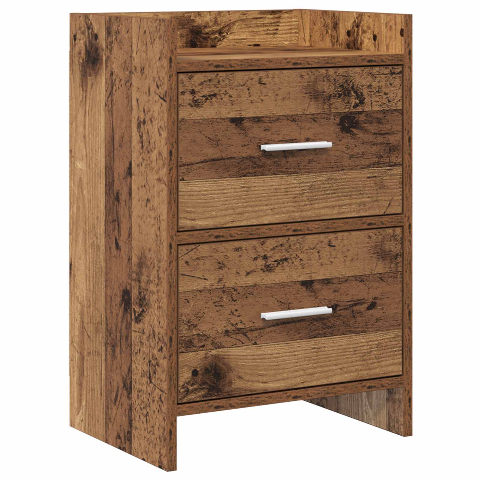 vidaXL Bedside Tables Old Wood 40 x 30 x 60 cm Engineered Wood 1