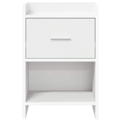 vidaXL Bedside Tables 2 pcs White 40 x 30 x 60 cm Engineered Wood 4
