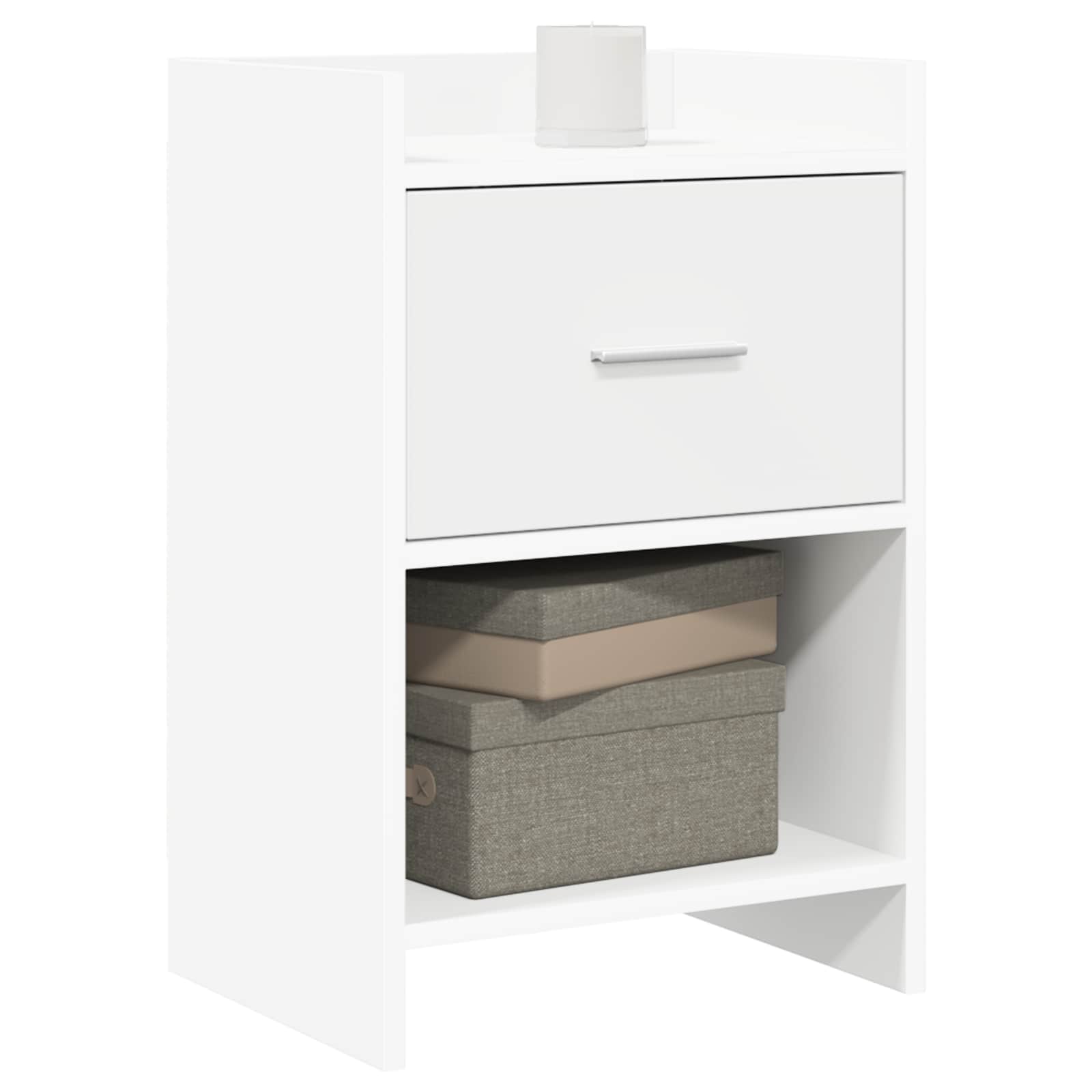 vidaXL Bedside Tables 2 pcs White 40 x 30 x 60 cm Engineered Wood 2
