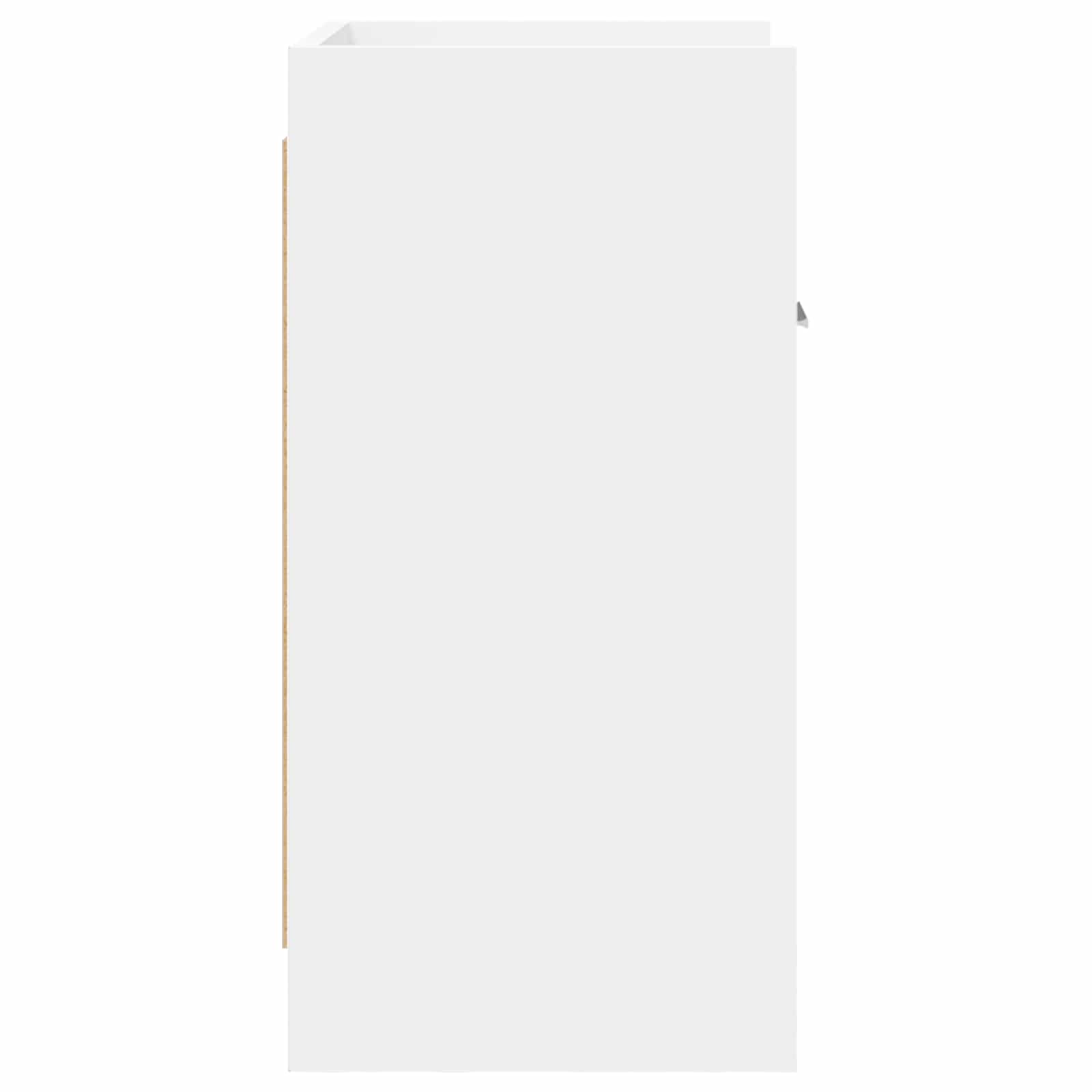 vidaXL Bedside Tables 2 pcs White 40 x 30 x 60 cm Engineered Wood 5