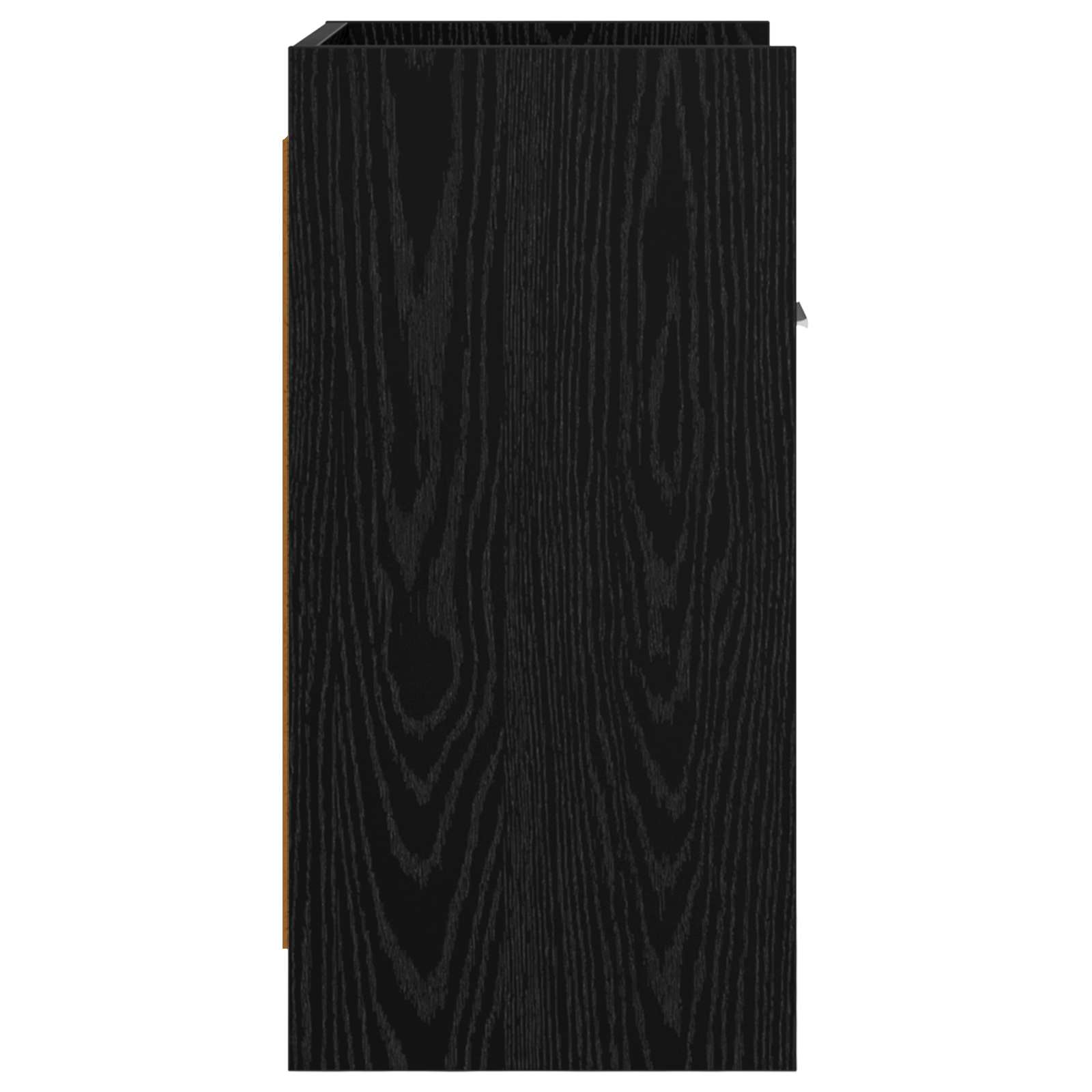 vidaXL Bedside Tables 2 pcs Black Oak 40 x 30 x 60 cm Engineered Wood 5