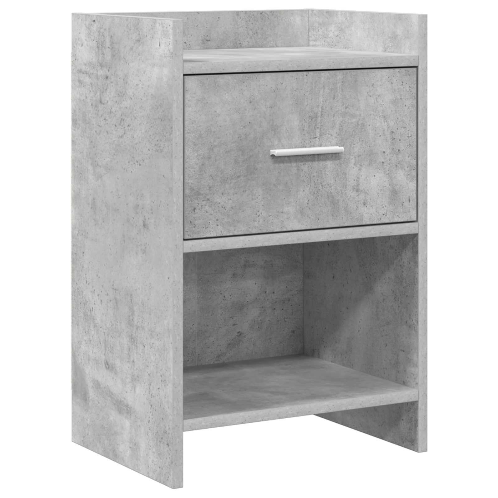 vidaXL Bedside Tables Concrete Grey 40 x 30 x 60 cm Engineered Wood 1