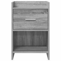 vidaXL Bedside Tables Grey Sonoma 40 x 30 x 60 cm Engineered Wood 4