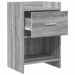 vidaXL Bedside Tables 2 pcs Grey Sonoma 40 x 30 x 60 cm 3