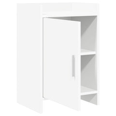 vidaXL Bedside Tables 2 pcs White 40 x 30 x 60 cm Engineered Wood 3