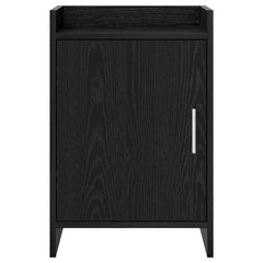 vidaXL Bedside Tables 2 pcs Black Oak 40 x 30 x 60 cm Engineered Wood 4