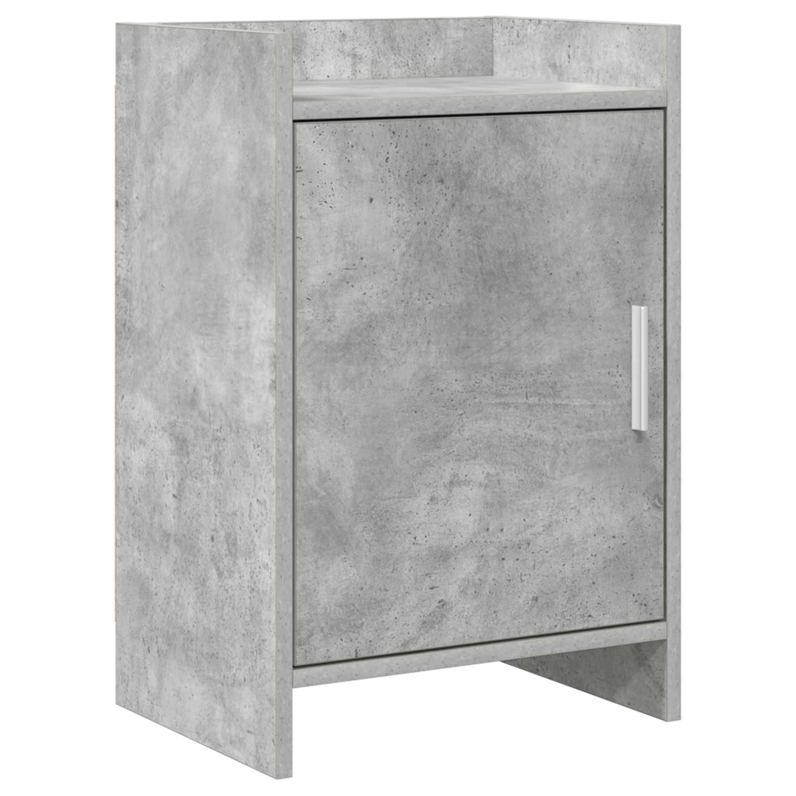 vidaXL Bedside Tables Concrete Grey 40 x 30 x 60 cm Engineered Wood 1