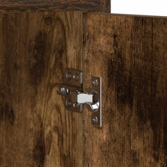 vidaXL Bedside Tables 2 pcs Smoked Oak 40 x 30 x 60 cm Engineered Wood 6