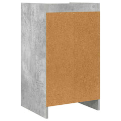 vidaXL Bedside Tables Concrete Grey 40 x 36 x 70 cm Engineered Wood 6