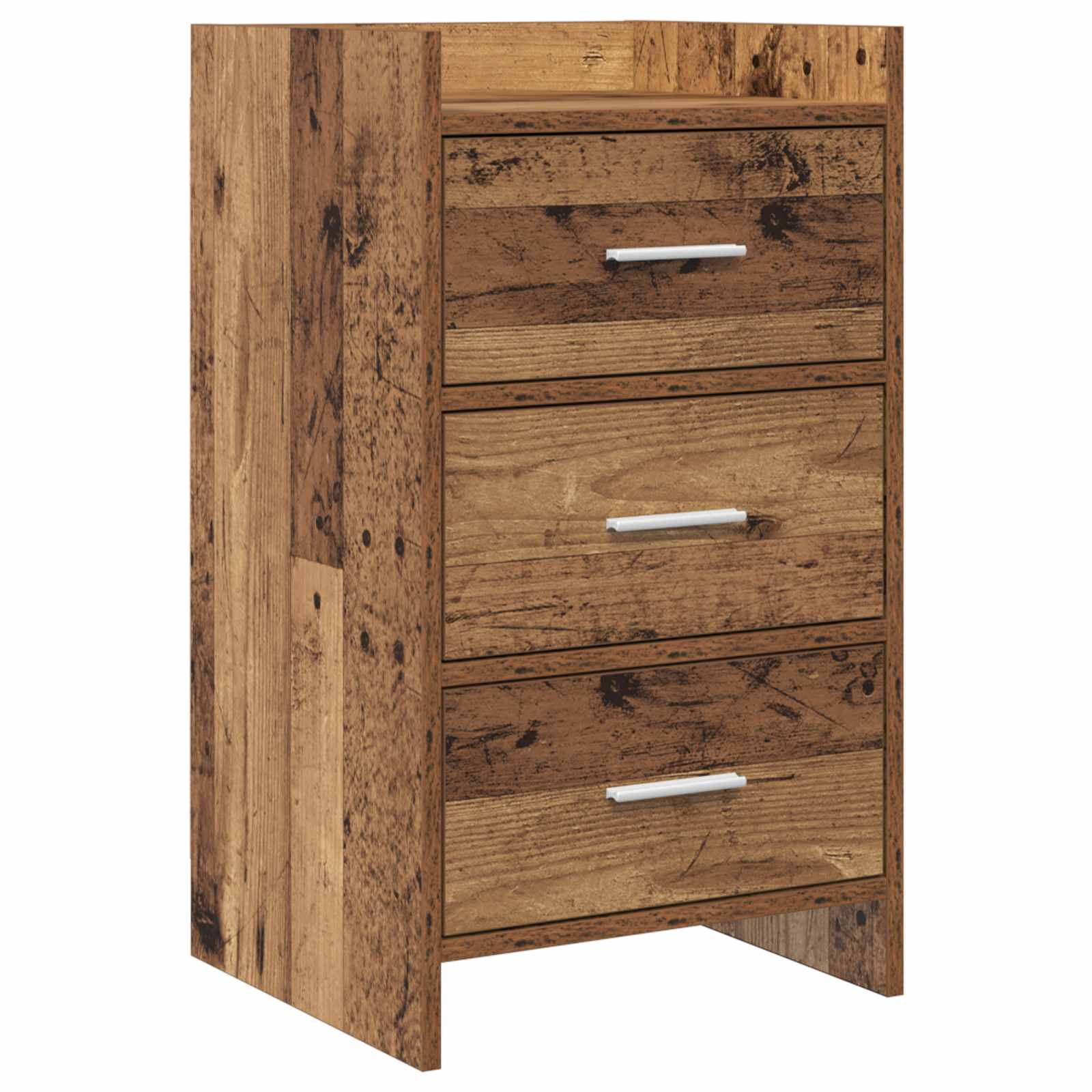 vidaXL Bedside Tables Old Wood 40 x 36 x 70 cm Engineered Wood 1