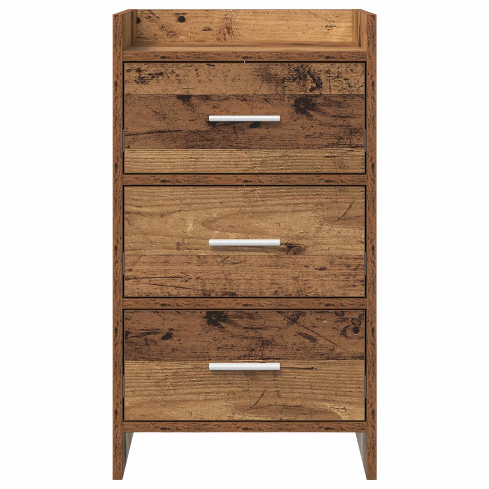 vidaXL Bedside Tables Old Wood 40 x 36 x 70 cm Engineered Wood 4