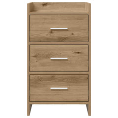 vidaXL Bedside Tables Artisan Oak 40 x 36 x 70 cm Engineered Wood 4