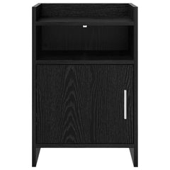 vidaXL Bedside Tables Black Oak 40 x 36 x 60 cm Engineered Wood 4