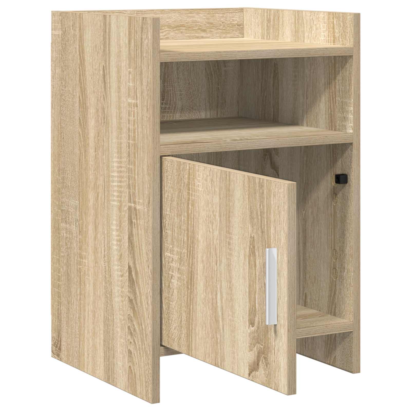 vidaXL Bedside Tables Sonoma Oak 40 x 36 x 60 cm Engineered Wood 3