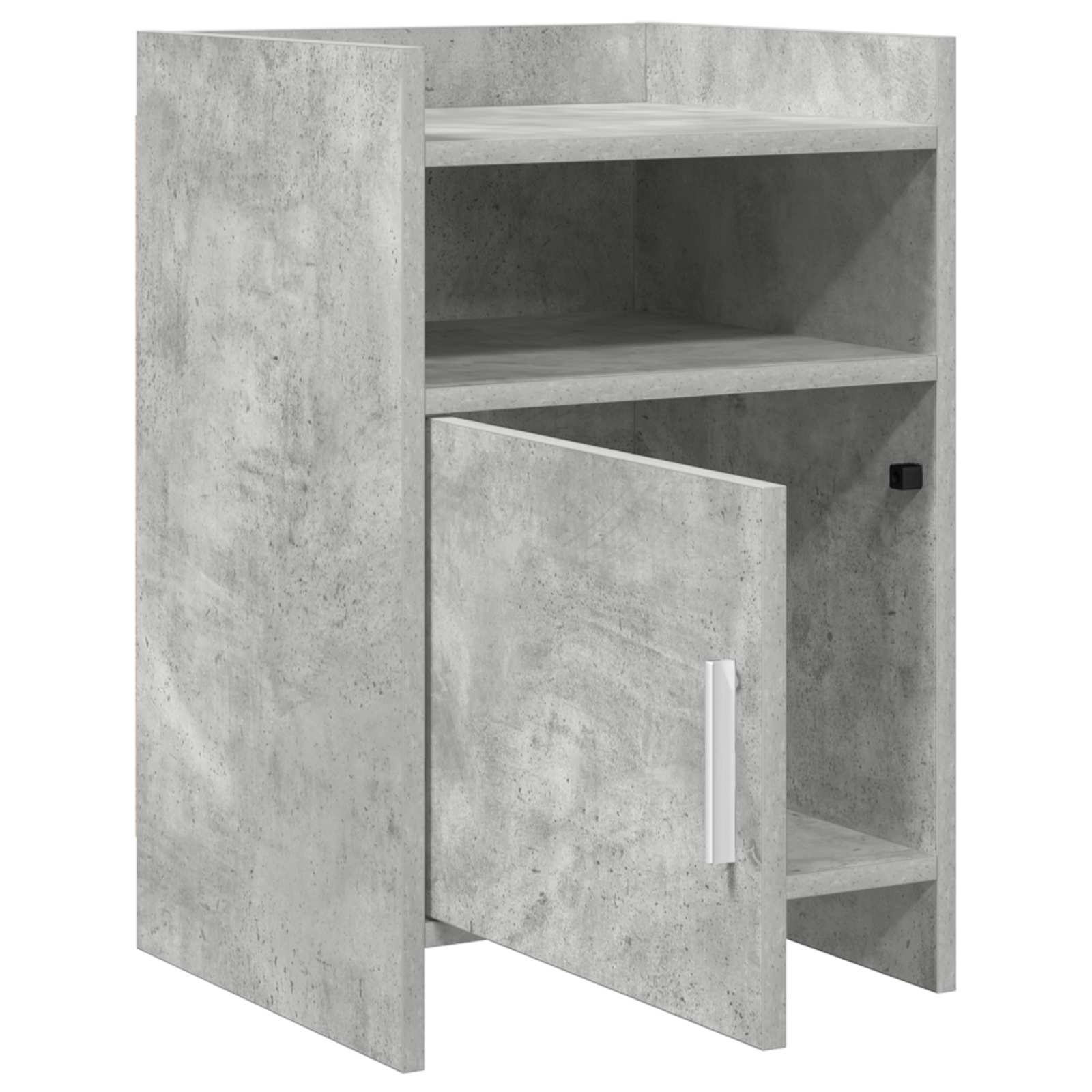 vidaXL Bedside Tables 2 pcs Concrete Grey 40 x 36 x 60 cm 3