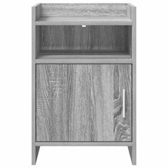 vidaXL Bedside Tables Grey Sonoma 40 x 36 x 60 cm Engineered Wood 4