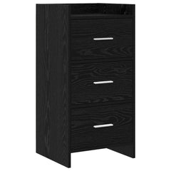 vidaXL Sideboard Black Oak 40 x 36 x 80 cm Engineered Wood 2
