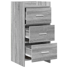 vidaXL Sideboard Grey Sonoma 40 x 36 x 80 cm Engineered Wood 4