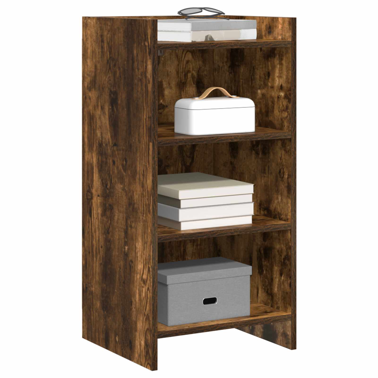 vidaXL Sideboard Smoked Oak 40 x 36 x 80 cm Engineered Wood 3