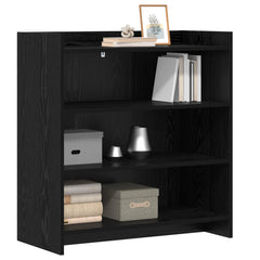 vidaXL Sideboard Black Oak 75 x 36 x 80 cm Engineered Wood 3