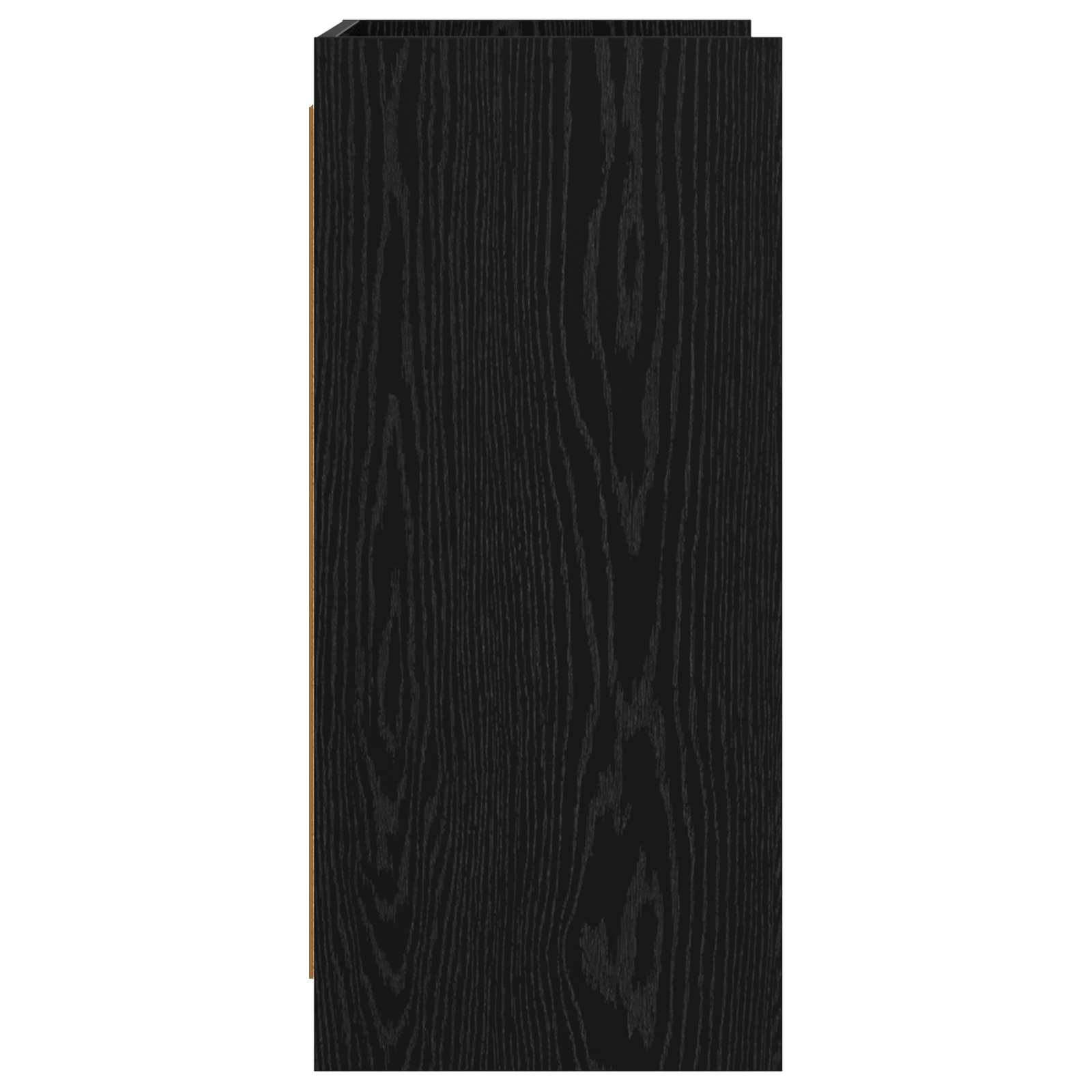 vidaXL Sideboard Black Oak 75 x 36 x 80 cm Engineered Wood 5