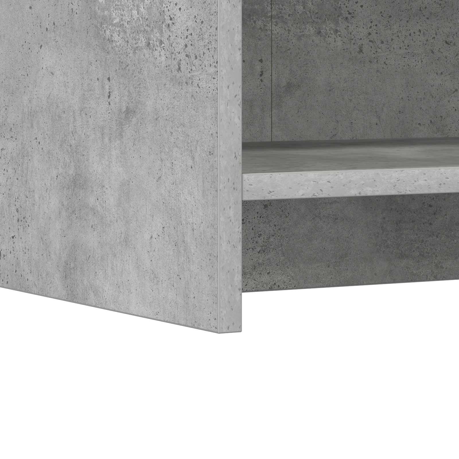 vidaXL Sideboard Concrete Grey 75 x 36 x 80 cm Engineered Wood 6