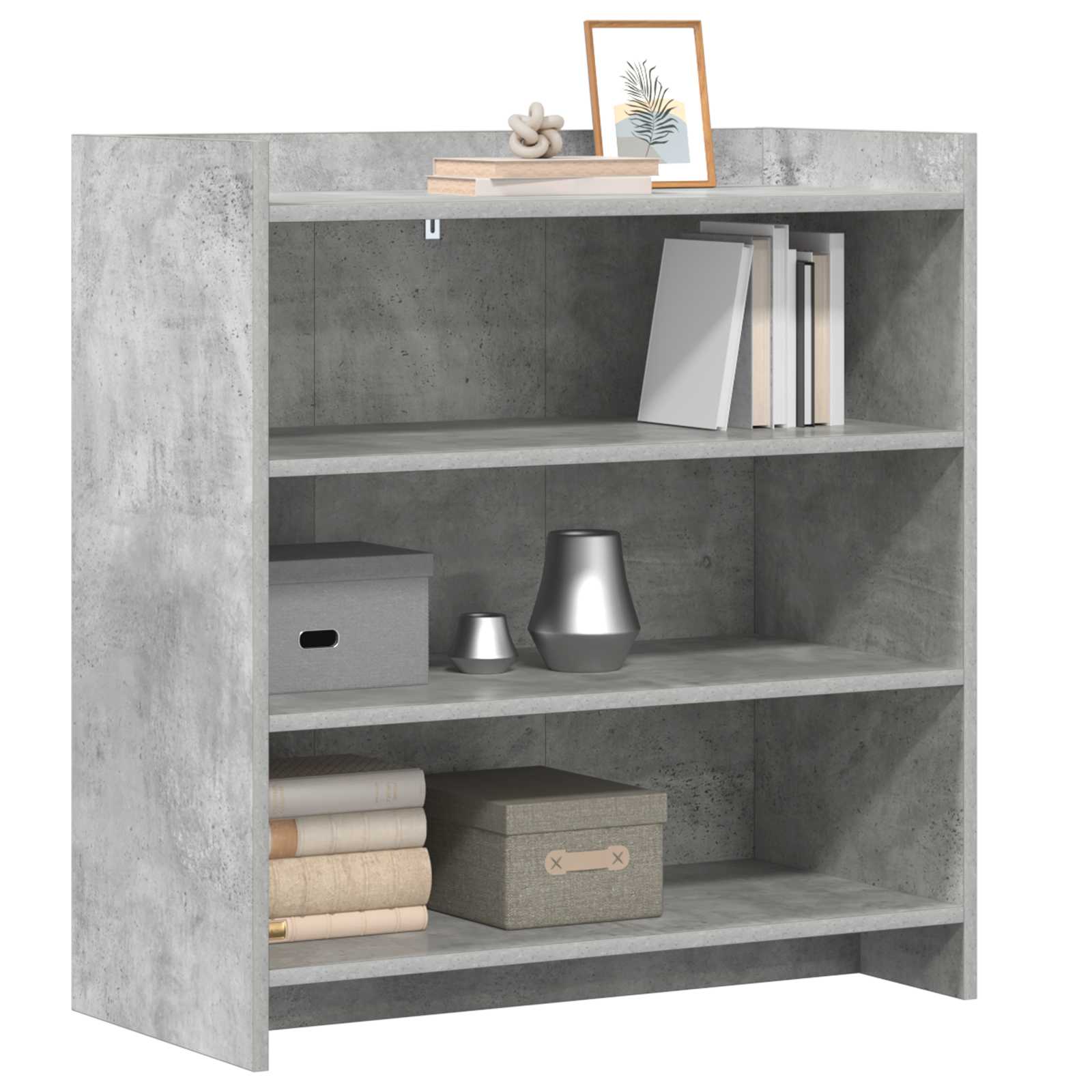 vidaXL Sideboard Concrete Grey 75 x 36 x 80 cm Engineered Wood 3